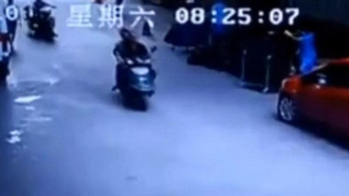 accident china motociclist