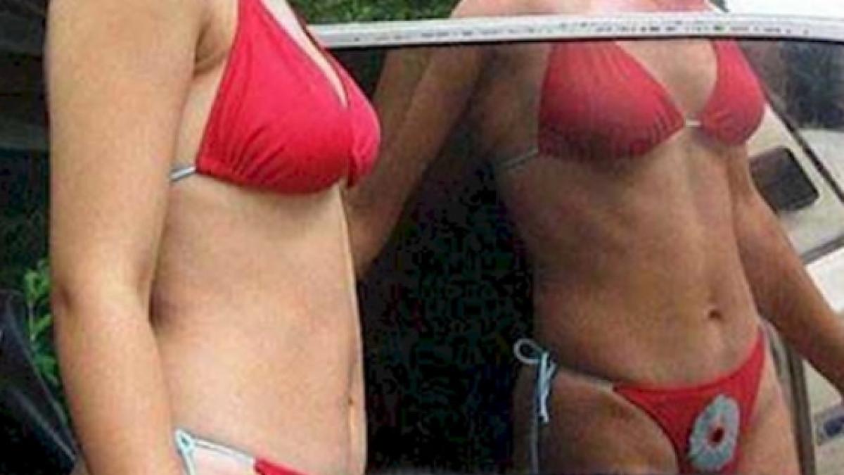 detaliul ciudat din imagine nimeni nu a reusit sa isi dea seama ce e cu persoana in bikini insa