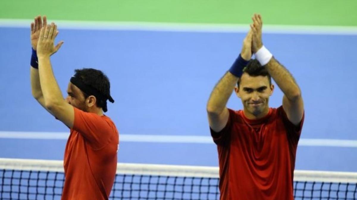 cupa davis mergea si tecau aduc primul punct romaniei in intalnirea cu spania