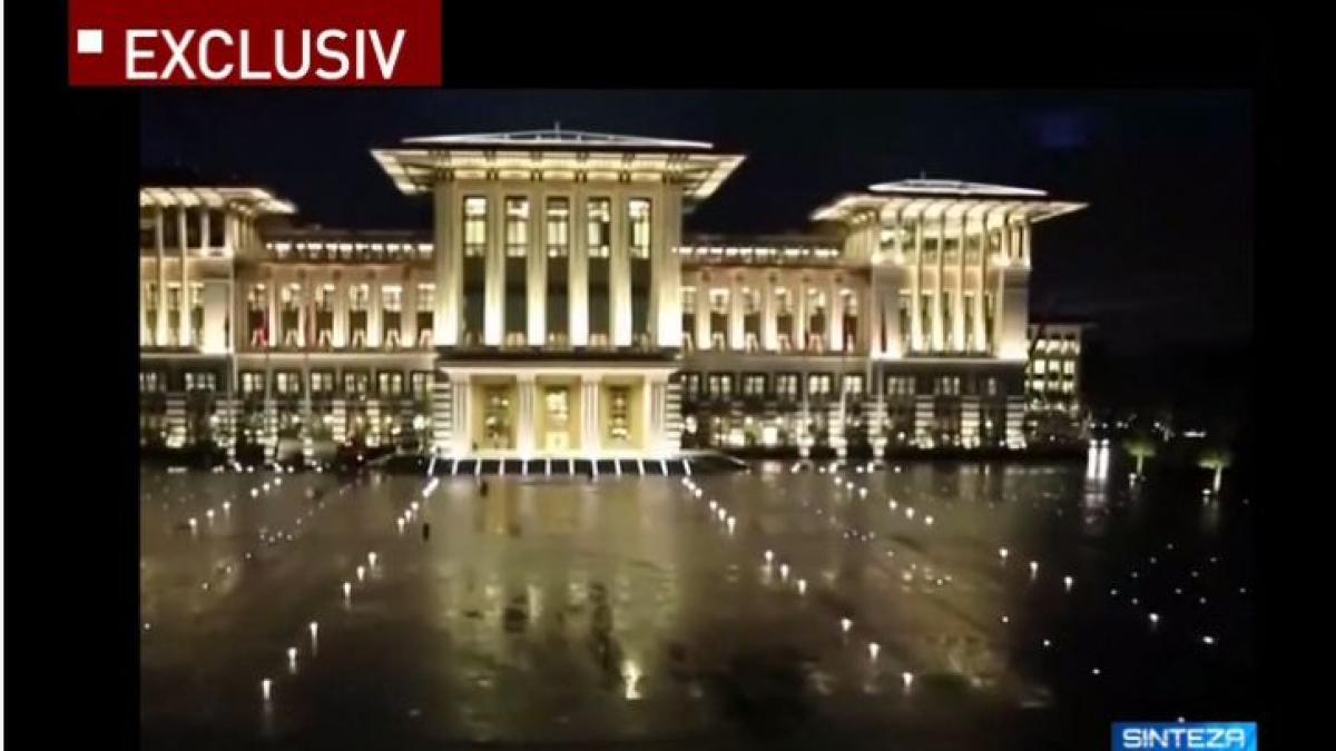 imagini cu palatul de 490 milioane de euro al sultanului erdogan