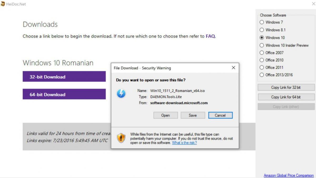 nu mai lua de pe torrente asa descarci gratuit si legal orice windows si orice office