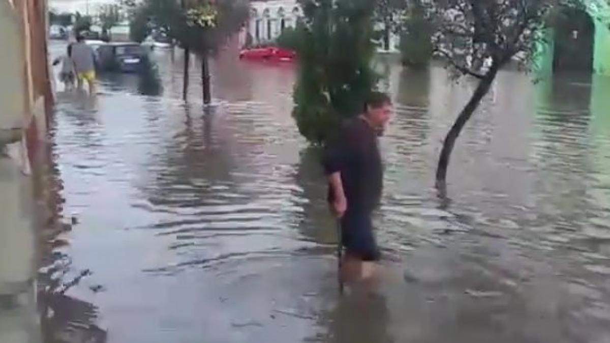 obiectiv din patrimoniul unesco inundat la fiecare ploaie torentiala apa a acoperit centrul