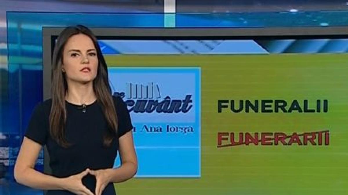 pe cuvant cu ana iorga funeralii nu funerarii