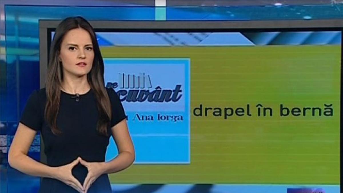 pe cuvant cu ana iorga ce inseamna drapel in berna