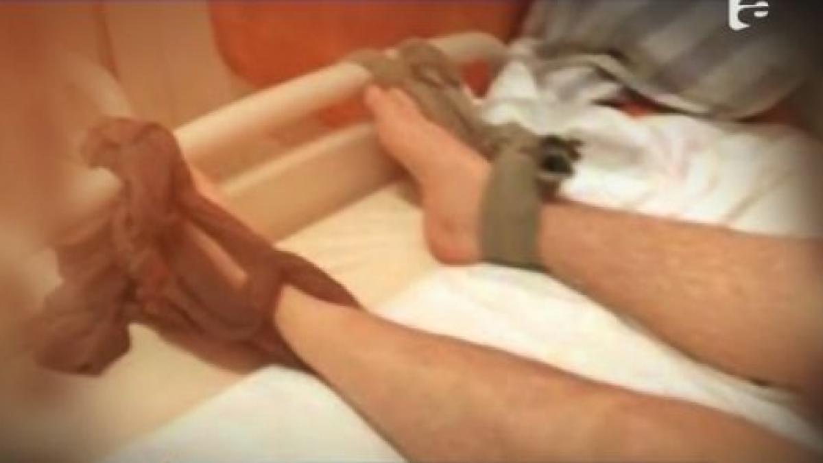 bolnav paralizat batut in spital