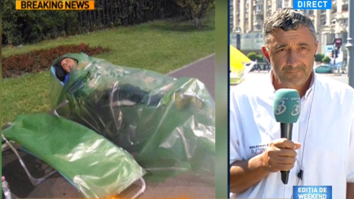 protest extrem in fata guvernului