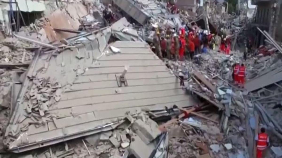 imagini de cosmar de la cutremurul din italia o drona a surprins dezastrul