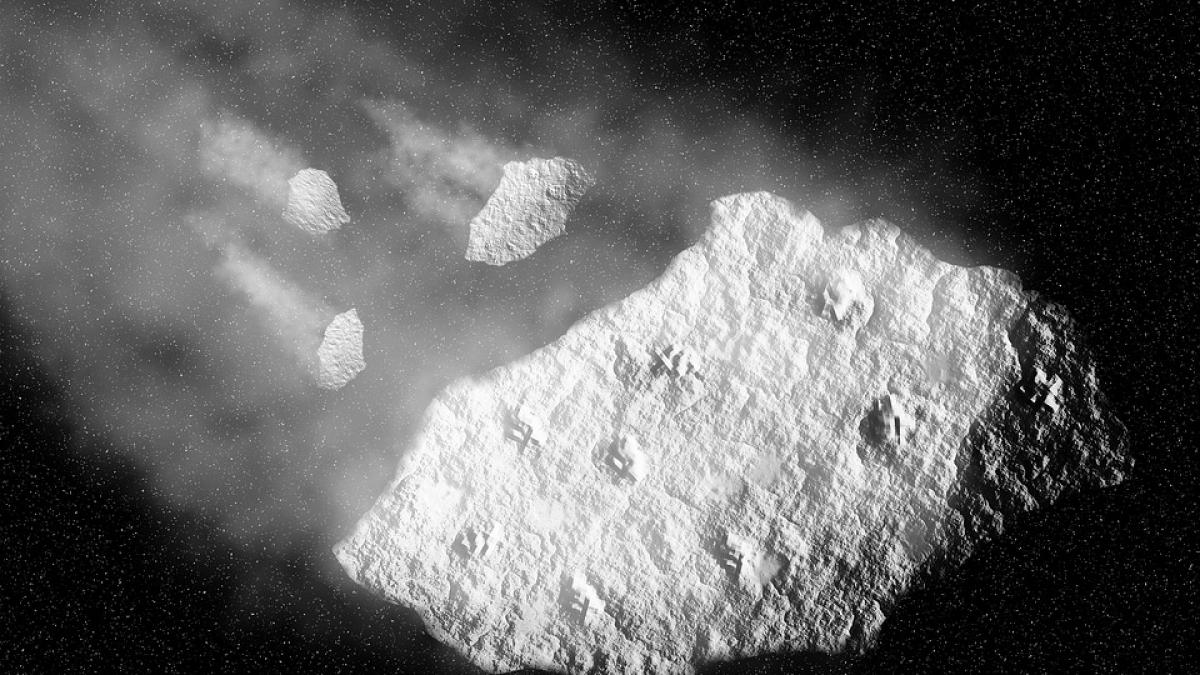 un asteroid urias aproape de a lovi terra