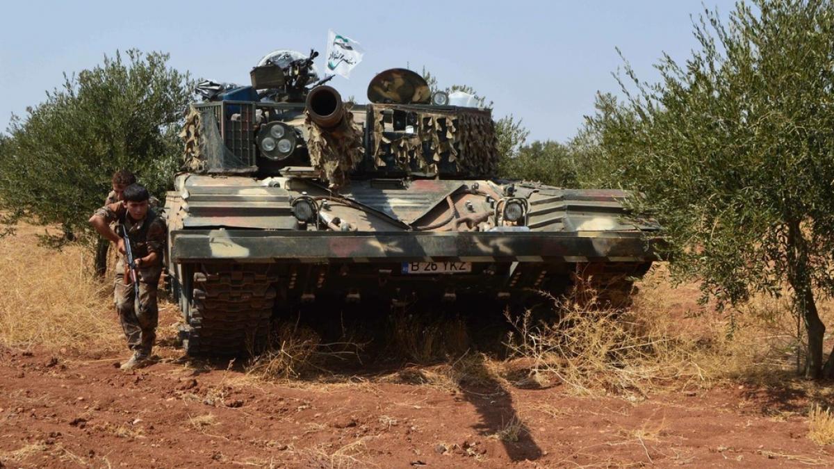 un tanc romanesc a fost vazut in siria imaginea care face furori pe internet