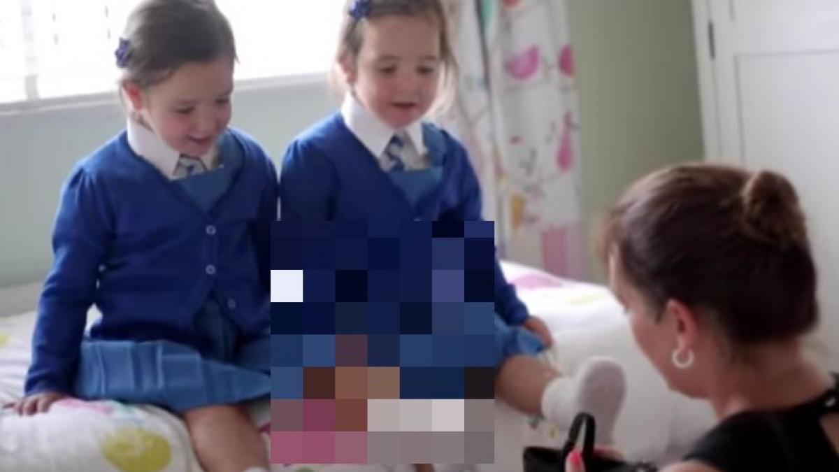 s au nascut lipite si medicii nu le au dat nicio sansa cum arata acum fetitele in prima zi de scoala