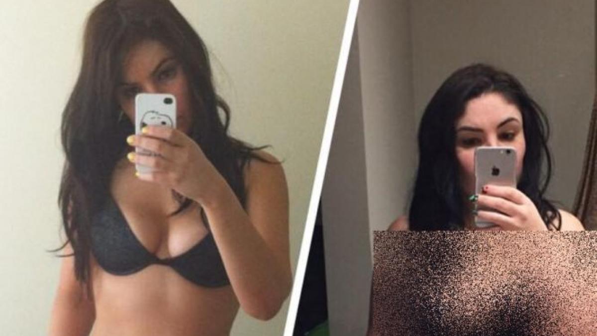 fotografie de dinainte de sarcina si dupa ce a nascut