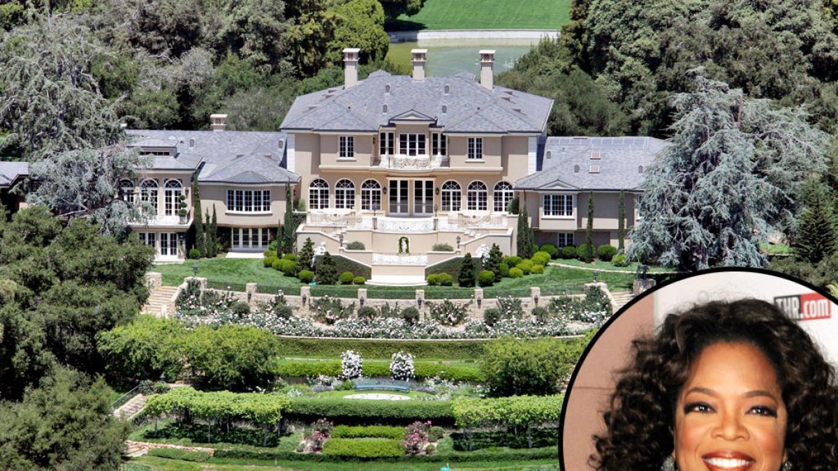 oprah are o casa cat un castel vei pierde sirul daca te apuci sa ii numeri camerele
