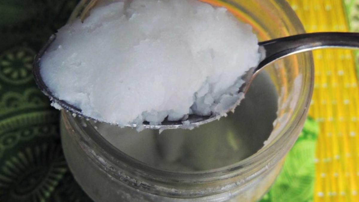 foarte tare a mancat o lingura de ulei de cocos zilnic timp de o luna ce s a intamplat cu corpul ei