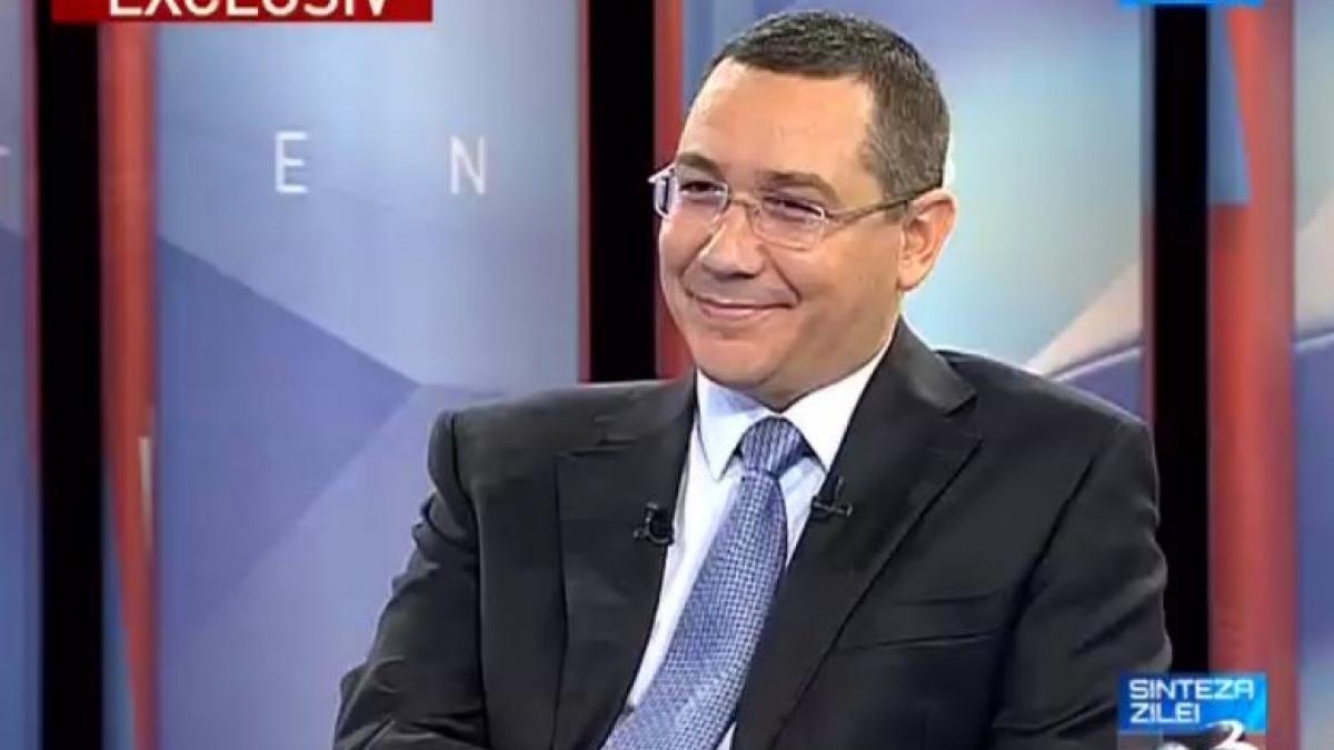 victor ponta interviu la sinteza zilei