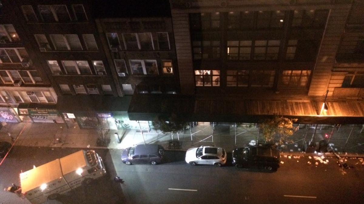 momentul exploziei care a zguduit centrul new york ului