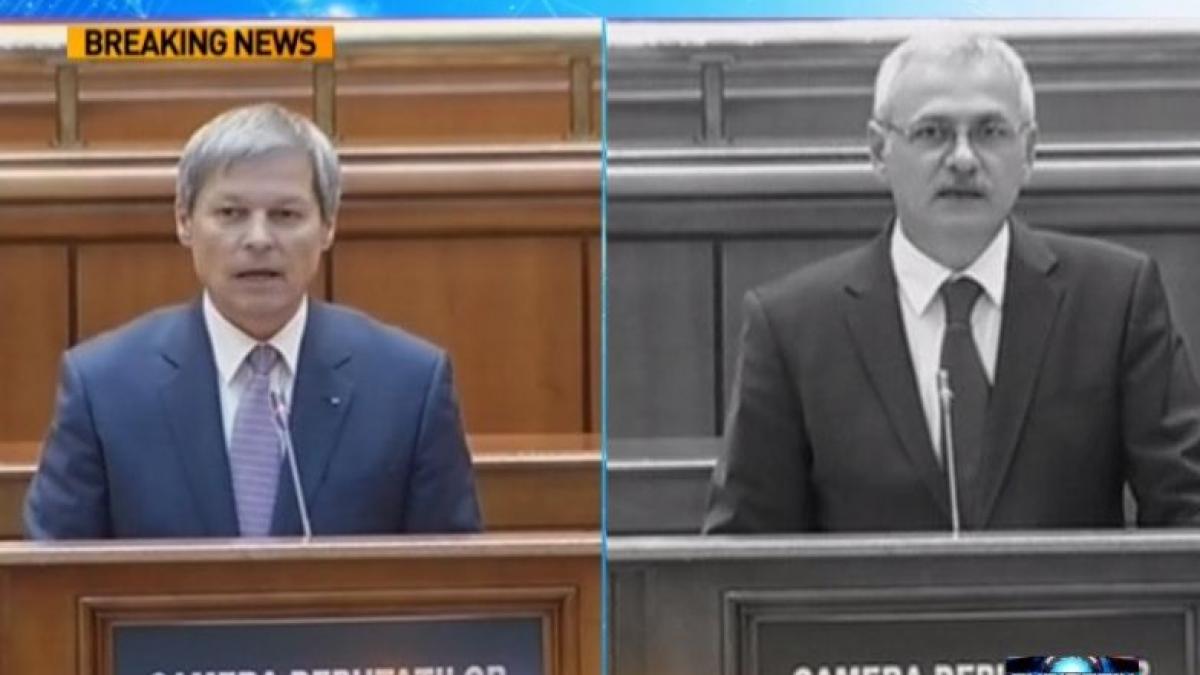 dragnea ciolos discurs parlament replici