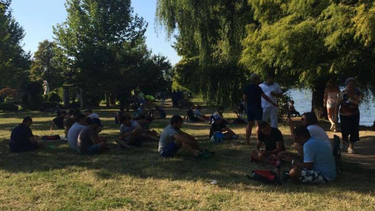 se plimbau astazi prin parcul herastrau cand s au uitat mai bine au vazut ceva rusinos