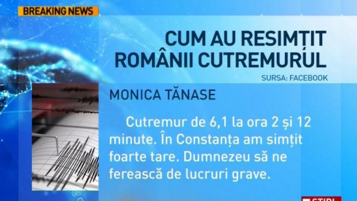 facebook cutremur seism magnitudine romani