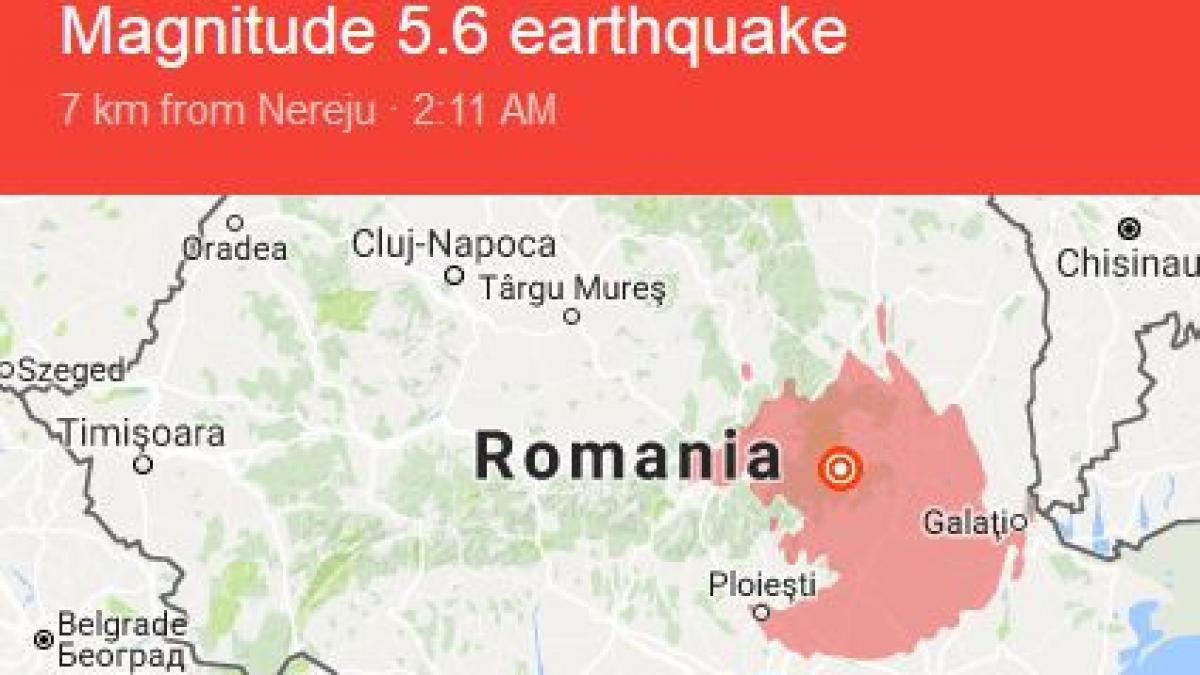 seismul puternic din romania resimtit si in bulgaria si in vestul turciei