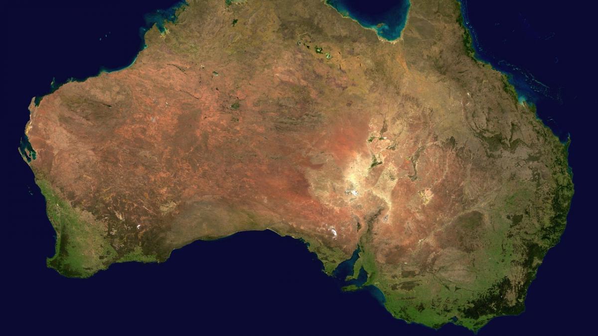 australia continent deplasare coordonate gps