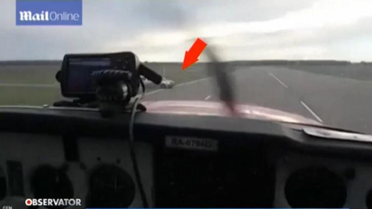 avion accident masina