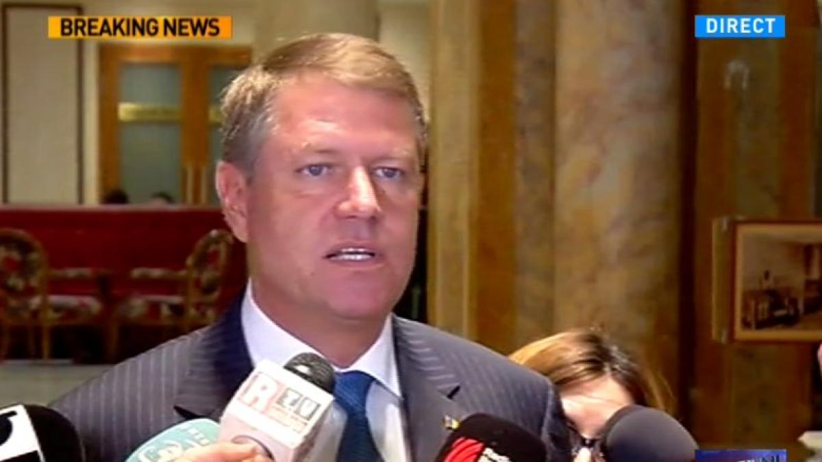 presedintele klaus iohannis prima reactie in cazul vasile blaga pnl este in criza