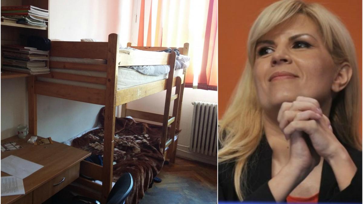 ce conditii sunt in caminul in care va locui elena udrea ca masteranda la teologie