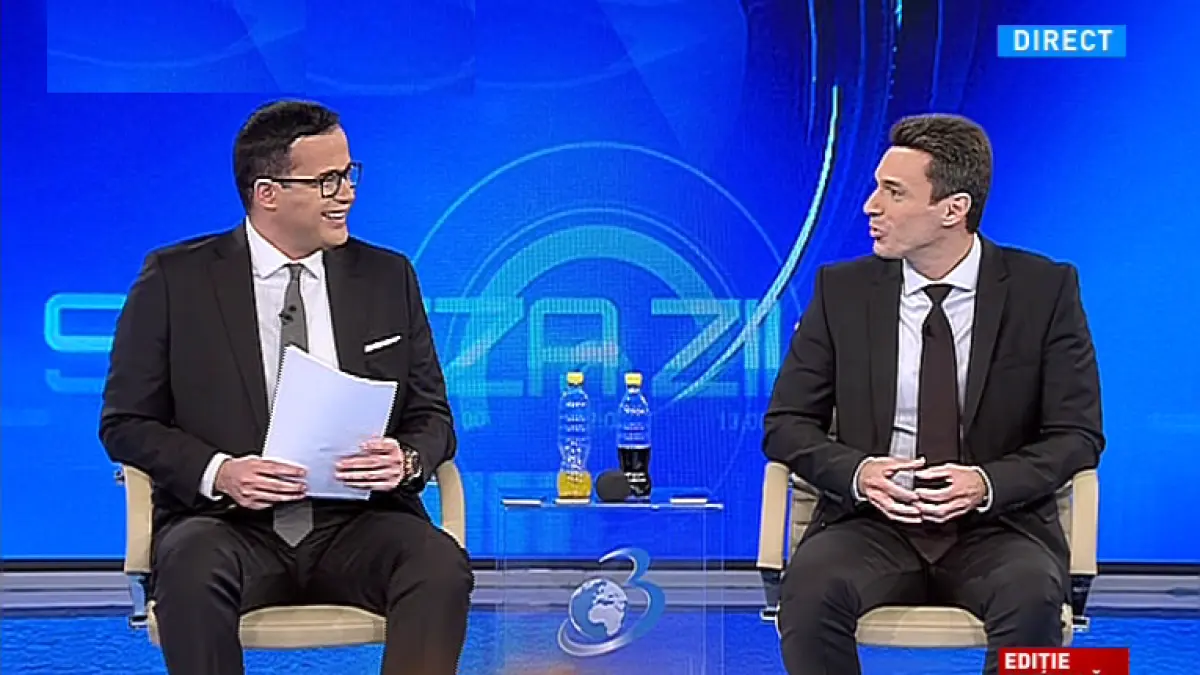 mihai gadea si mircea badea moment amuzant la editia speciala sunt imaginile anului