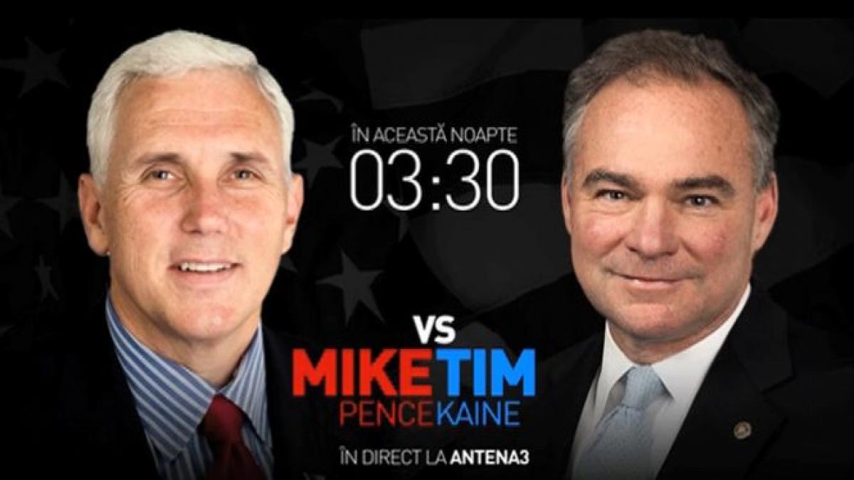 alegeri sua 2016 democrati vs republicani dezbaterea vicepresedintilor sua la antena 3