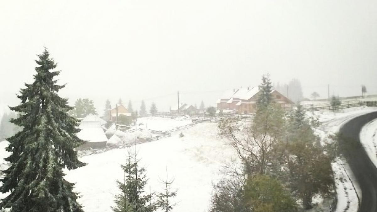 au ajuns ninsorile unde ninge acum in romania