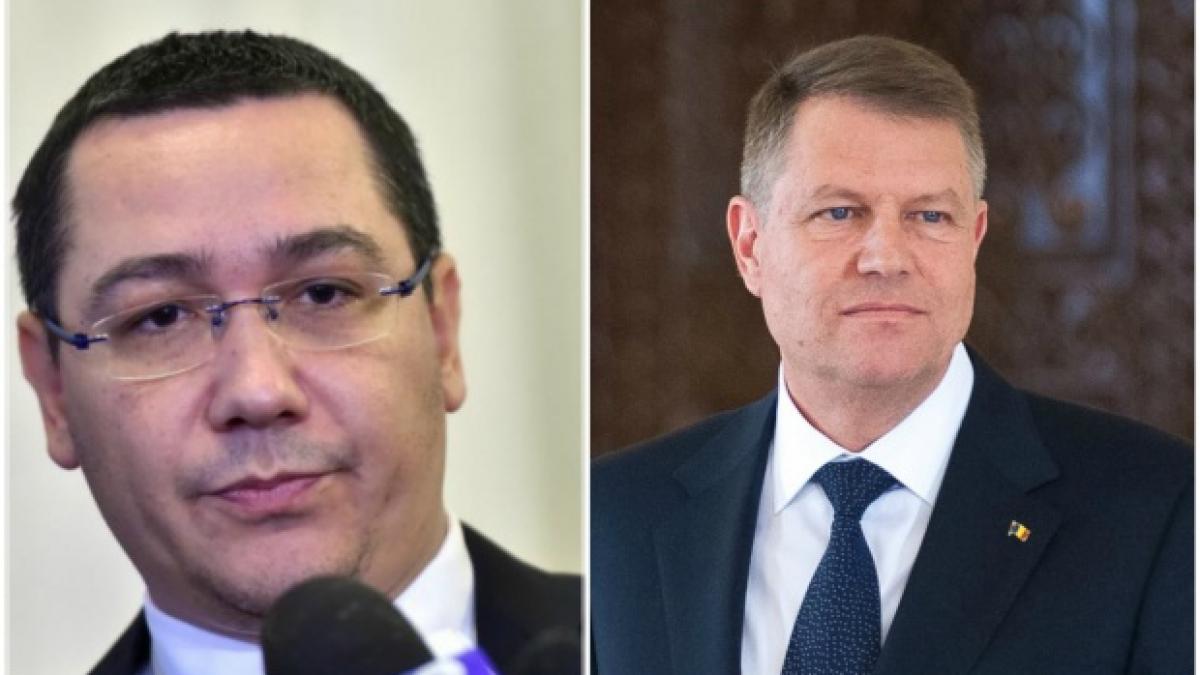 victor ponta iohannis il plagiaza pe basescu