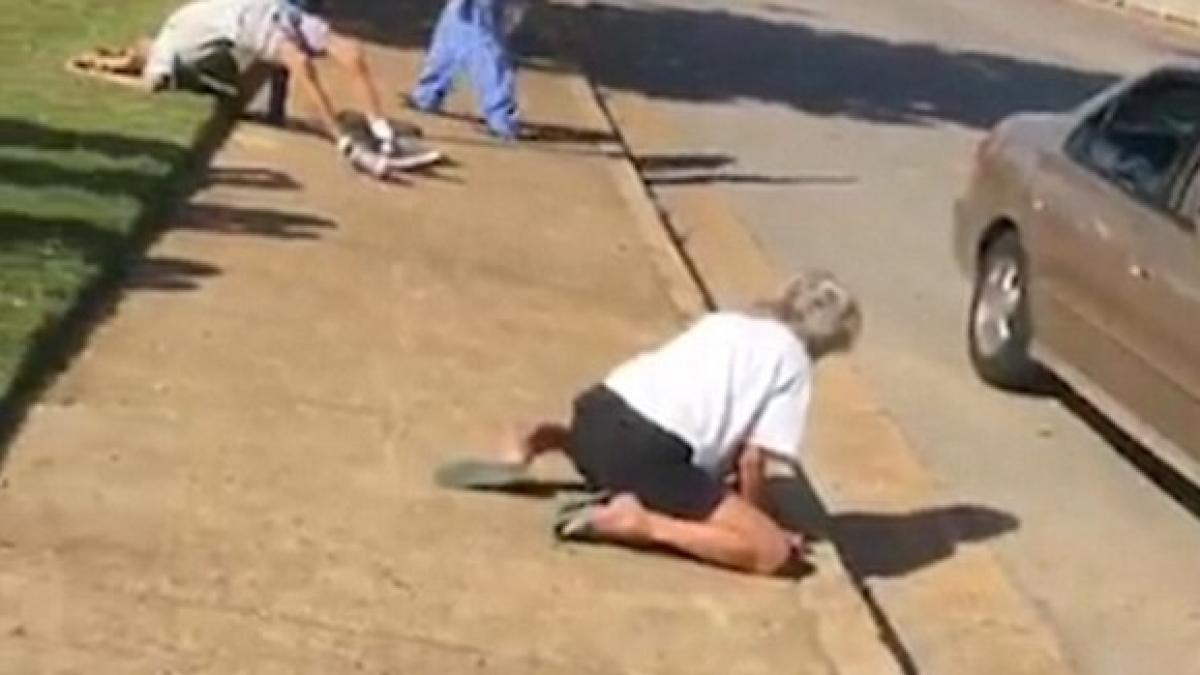 imagini socante surprinse pe o strada din sua