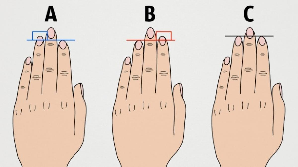 ce spune lungimea degetelor despre personalitatea ta