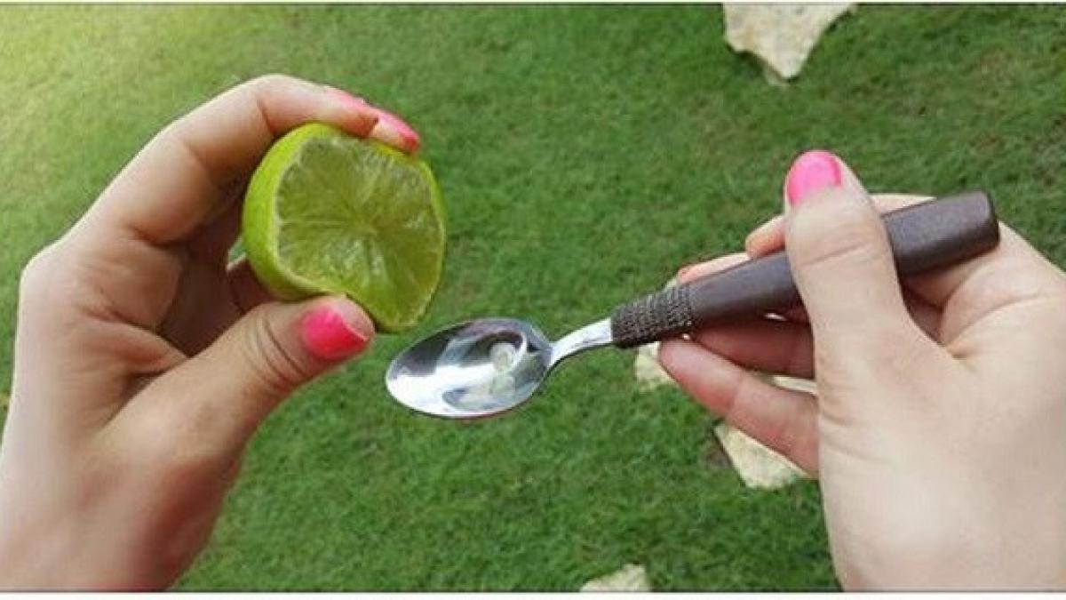 stoarce o lamaie si amesteca bine cu o lingura de ulei de masline vei folosi combinatia asta toata