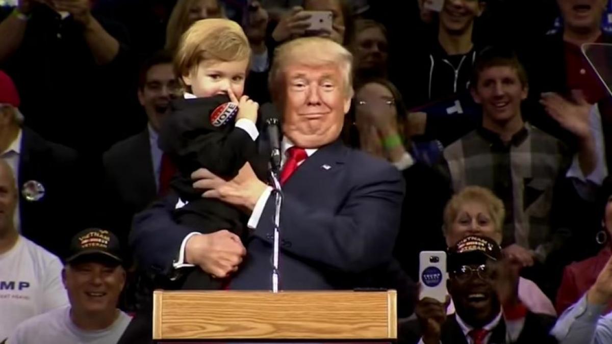 alegeri sua trump copil eveniment