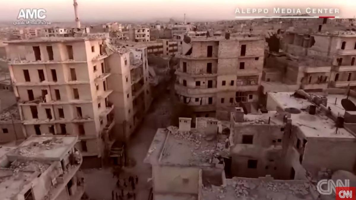 cum a transformat razboiul un oras considerat odinioara perla siriei imagini tulburatoare filmate