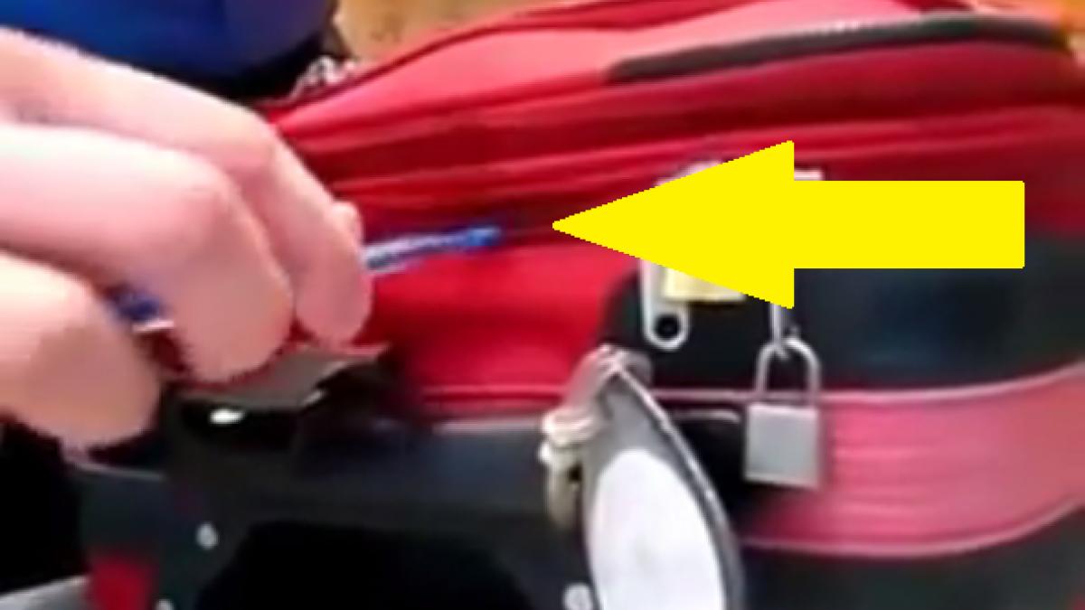 stii trucul cu pixul pentru deschiderea unei valize bagajul tau poate fi deschis de un angajat al