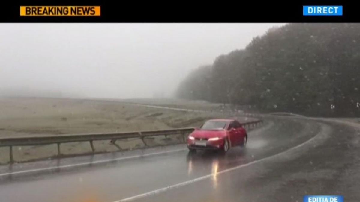 iarna romania drumuri rutier conditii