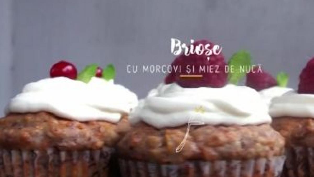 numai de bine briose cu morcov si nuca