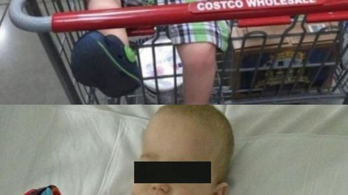 a iesit cu baietelul la magazin si l a pus in caruciorul de cumparaturi 24 de ore mai tarziu