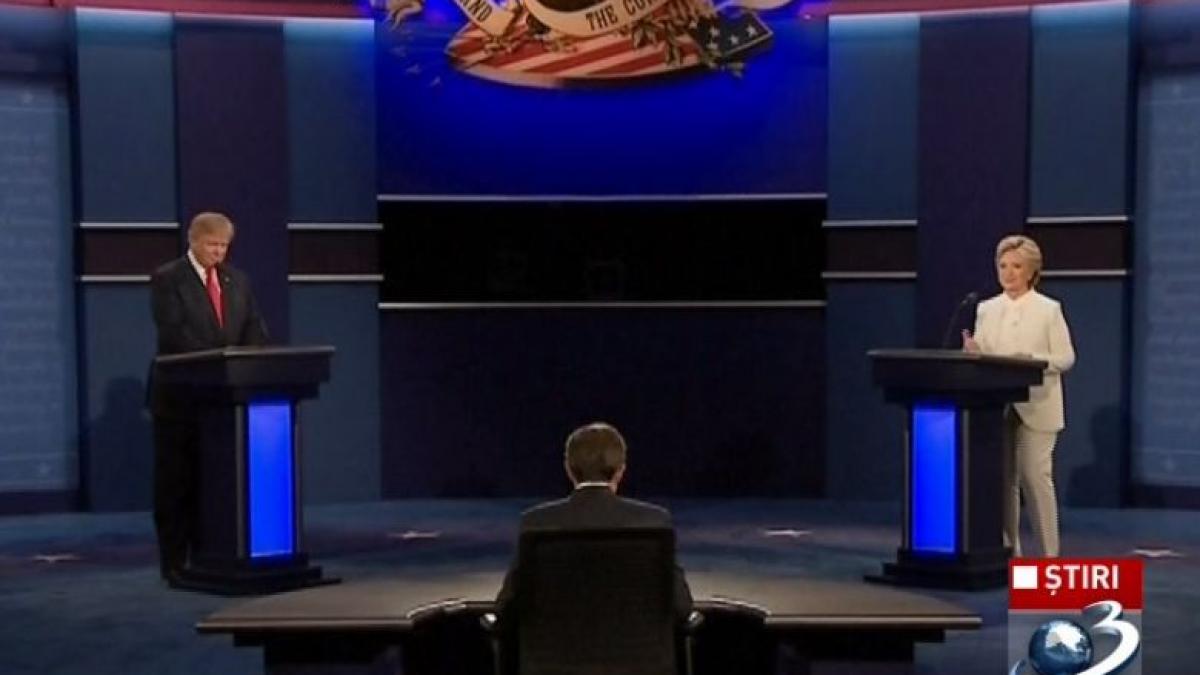 debatere clinton trump alegeri prezidentiale
