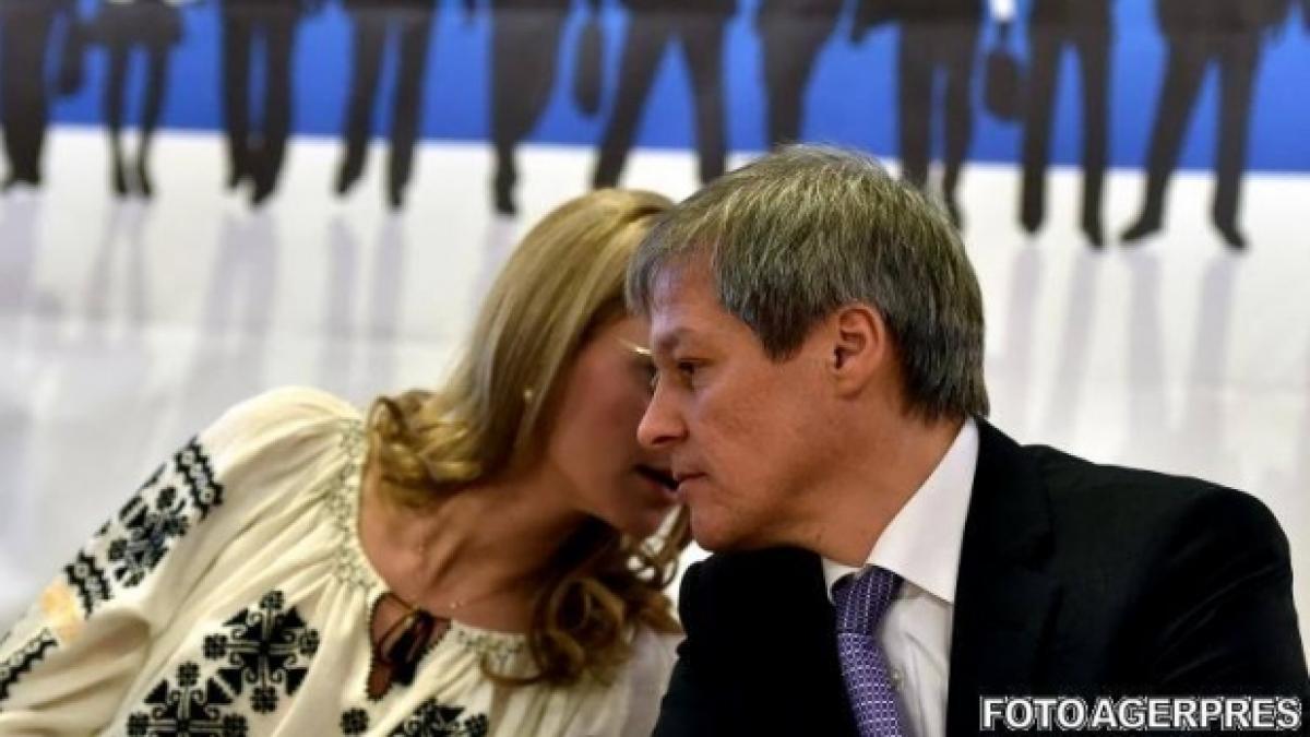 premierul dacian ciolos si presedintele pnl alina gorghiu intalnire la guvern