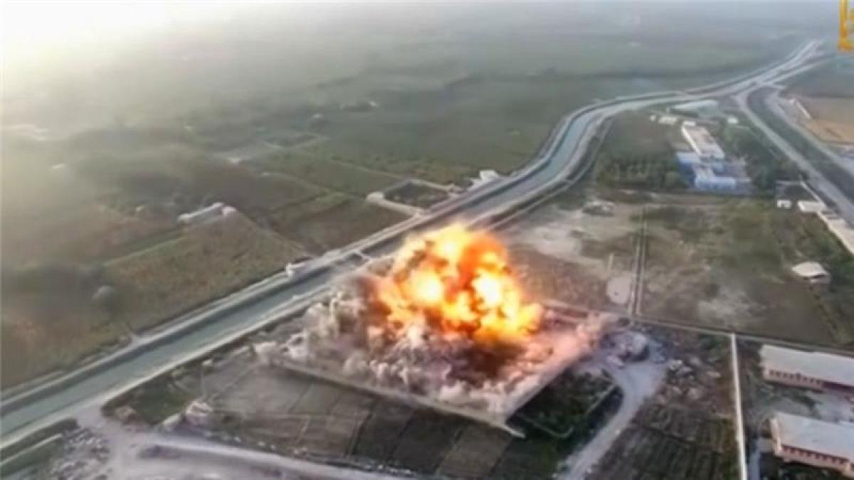 atac sinucigas filmat de talibani cu drona