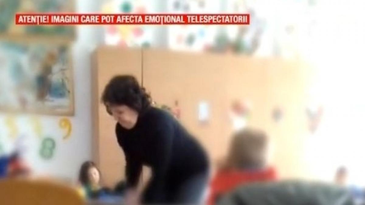 ce se intampla acum cu educatoarea din vrancea filmata in timp ce batea copiii la gradinita