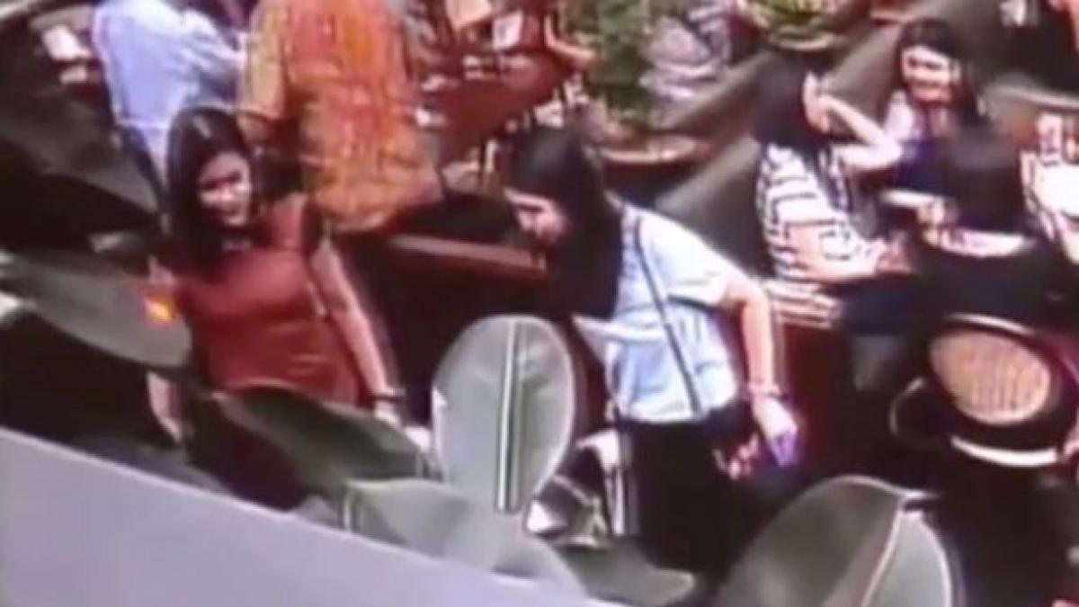 momente ingrozitoare surprinse de camerele de supraveghere i a turnat cianura in cafea celei mai