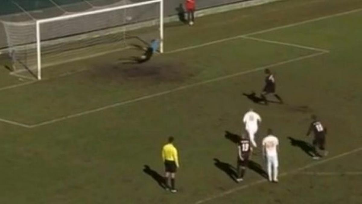 scene incredibile dintr un meci de fotbal in care un gol nu a fost validat pentru ca arbitrii nu l