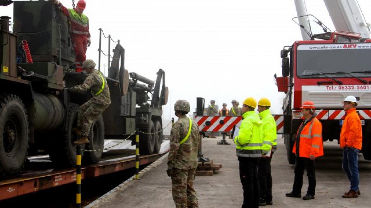 primele imagini cu rachetele patriot care vor ajunge in romania
