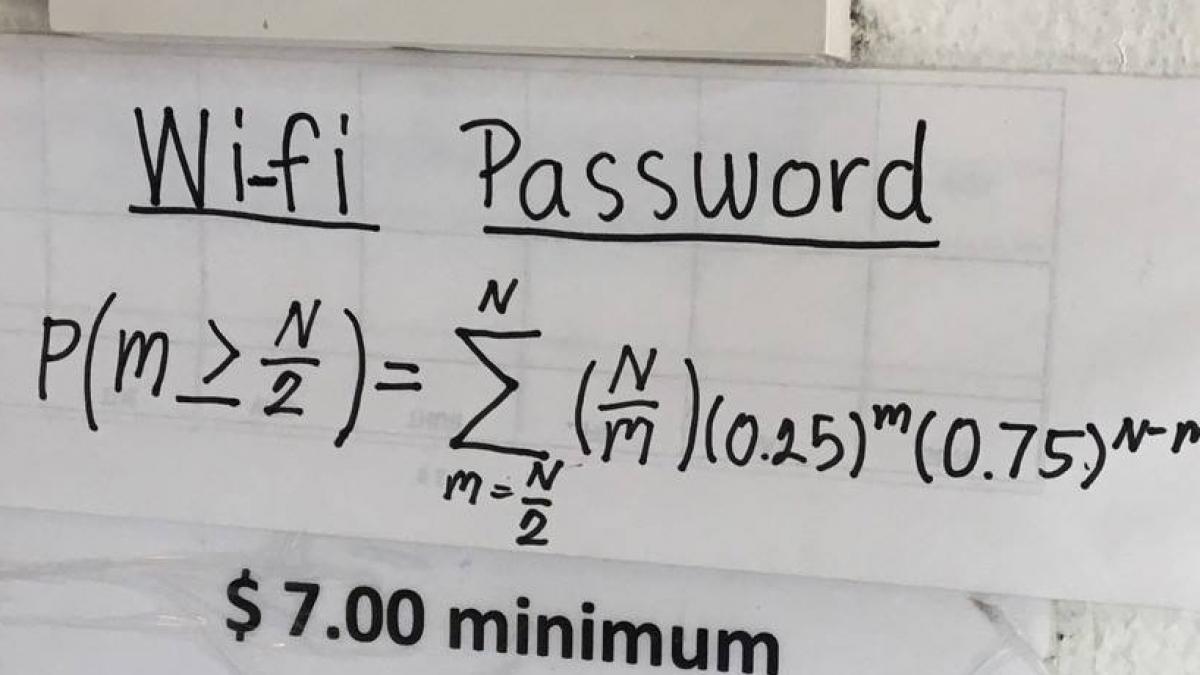 restaurantul la care nimeni nu poate sa descifreze parola wi fi mii de oameni incearca sa gaseasca