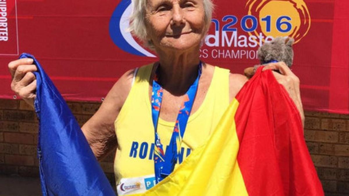 o romanca de 90 de ani a castigat medalia de aur la 5 000 de metri la o competitie din australia