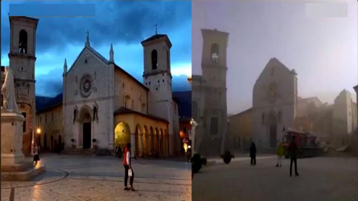 imagini din italia dupa cutremurul de 6 5 care a lovit tara